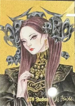 李嘉儒《幽蔷-1》小卡原作