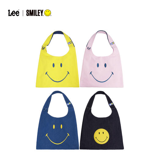 【云优选】SMILEY &Lee联名笑脸包托特包大容量牛仔通勤女包手提单肩包 商品图7