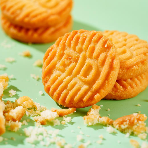 【浓香不腻，爱不释口~】木糖醇猴头菇味饼干 酥性饼干小圆饼 代餐办公室下午茶 网红休闲零食品散装-QQ 商品图5