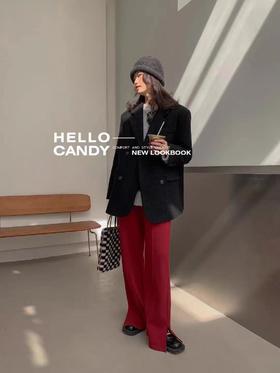 双十二福利！【诗铭洛可】XC7539西服斜纹夹棉宽松大码外套