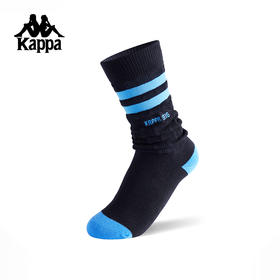 Kappa卡帕背靠背运动袜子女2025新款夏季透气网眼长筒袜骑行袜子K0F68WG02