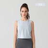 【夏季轻薄透气速干瑜伽背心】短款镂空扭结 无袖莱赛尔健身运动上衣女 商品缩略图5