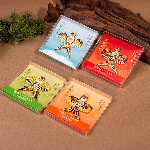 【潍坊纸鸢】复古金属冰箱贴非遗国潮文创纪念创意工艺品礼品 商品图1