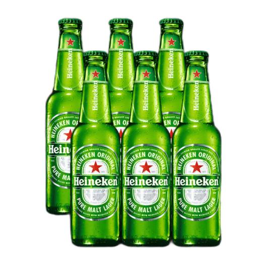 【自营】Heineken/喜力经典330ml*24瓶整箱装 喜力啤酒 商品图1