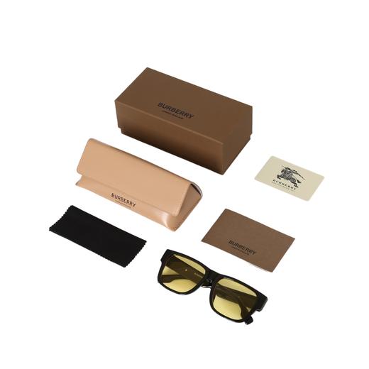 Burberry博柏利 高版本 防紫外线黄色镜片墨镜大框 超轻材质 商品图0