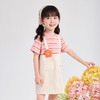 笛莎Deesha 童装女童条纹撞色假两件A摆背带连衣裙 商品缩略图1