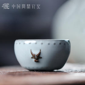 问鼎官窑牛首战鼓杯