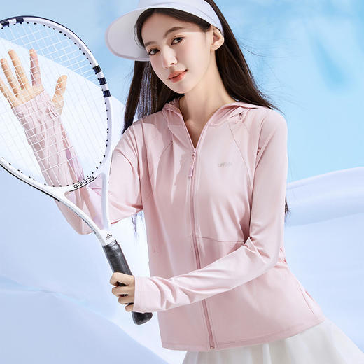 黑胶冰丝防晒衣女士夏季薄款遮阳透气防紫外线原纱upf50+防晒服女 商品图3