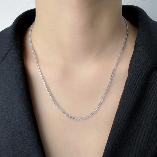 【限时8.8折】【线上铂金馆】PT950 【国际铂金协会】铂金17-18寸调节肖邦链(BXL00001-07)预售产品下单后不退款不退货不换货不补差价) 商品图2