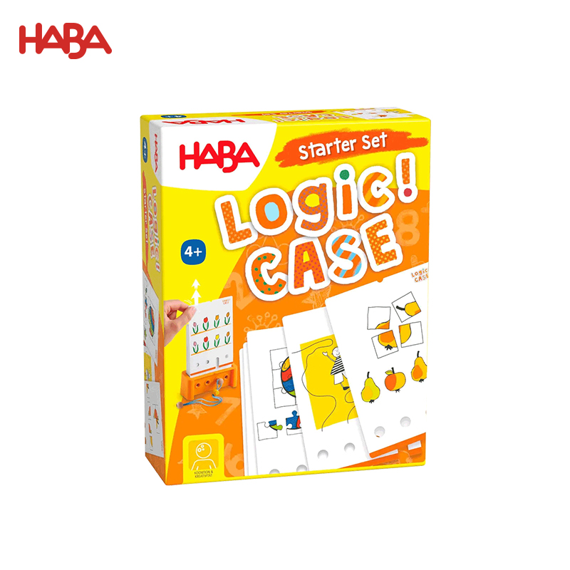 HABA 逻辑盒子 基础款（含底座） 桌游 适合4岁+ 逻辑思维 进阶闯关 单人游戏 德国原装 1306118001