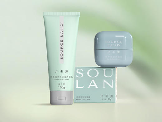 汘生源绵羊油氨基酸面部滋润组合 商品图0