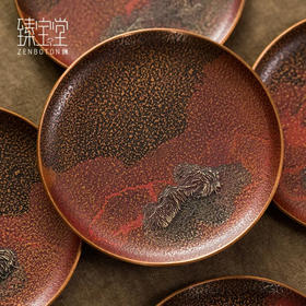 臻宝堂流银茶托