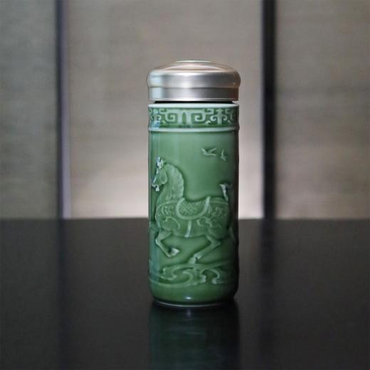 【马系列】盛世宝马系列随身杯 330ml双层 商品图2