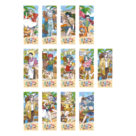 非人哉 海岛乌托邦 镭射票 全13种 12包/盒 国谷