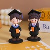 软陶学士帽男孩女孩摆件  毕业季装饰摆件 学士服立体男孩女孩摆件 商品缩略图0