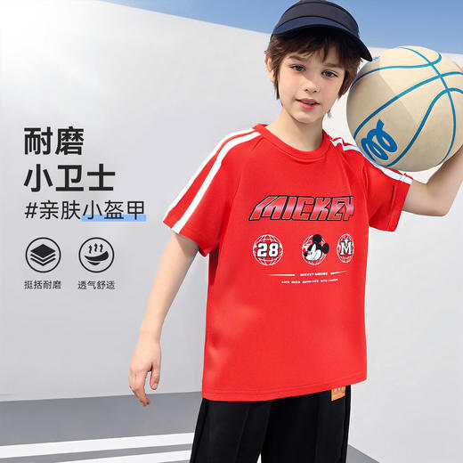 【110-160】【迪士尼】男童夏款速干短袖T恤 商品图2