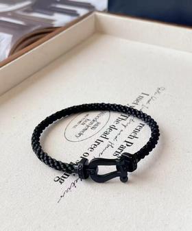 注：此款定做不退换 弗雷德/FRED “黑武士”马蹄扣手环！超多明星都上手了这款黑武士（XTY）