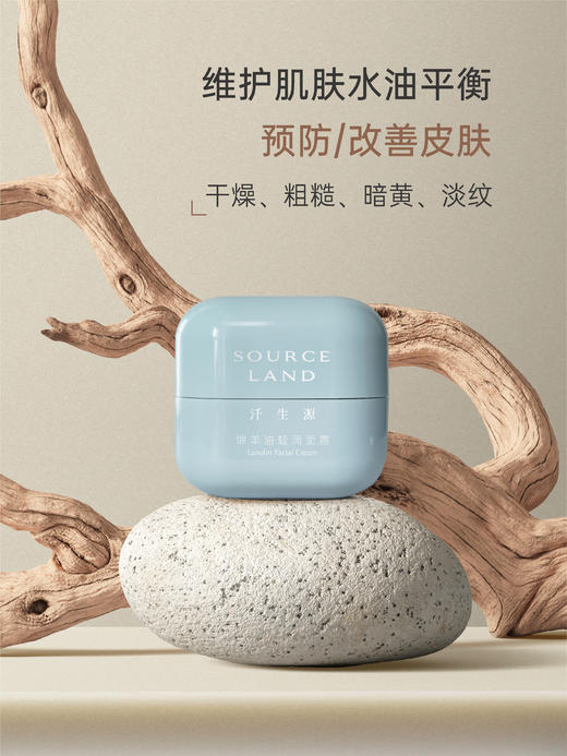 汘生源绵羊油氨基酸面部滋润组合 商品图1