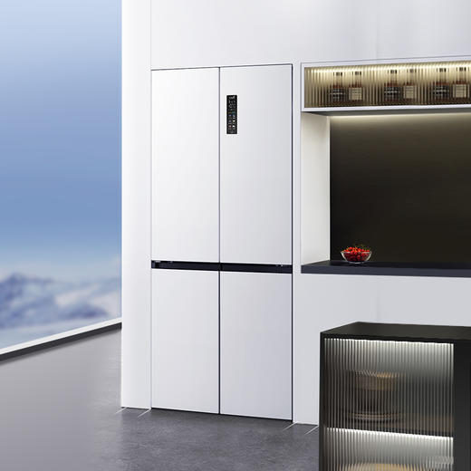 TCL 460升T9十字四开门58cm超薄零嵌入式底部散热双净味宽幅变温冰箱 R460T9-UQ 商品图10