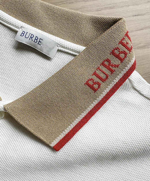 现货 THS-限时 B家 男士撞色翻领logo徽标刺绣polo衫 AH2496 商品图10