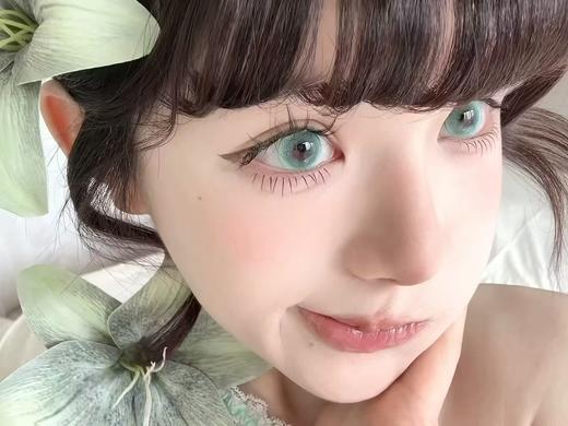 <月抛中直径>-Yeelens月抛-孔雀羽 绿-14.5mm【月抛 0-800度 不含525/575】 商品图1