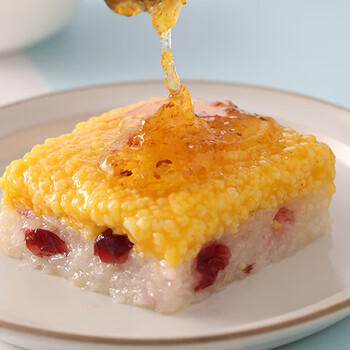 西贝莜面村黄米凉糕340g 2个装 内含桂花酱20g*2甜点儿童早餐面点开学早餐 商品图6