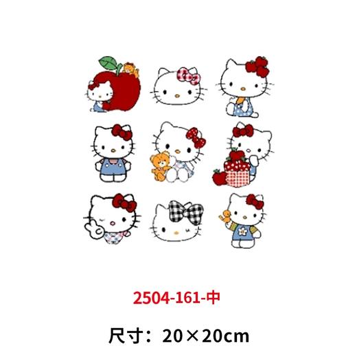 卡通小猫咪烫画印花贴新款DIY热转印胶片电熨斗烫画 商品图2