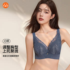 【满2件/5折】【C杯/单件】【秀黛】美塑记忆圈拼棉杯文胸S5110034C【门店同款】