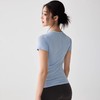 【3~5天发货】跃牌【美度空间】系列 抗菌紧身显瘦瑜伽服短袖圆领速干透气跑步运动t恤TX42001 商品缩略图3