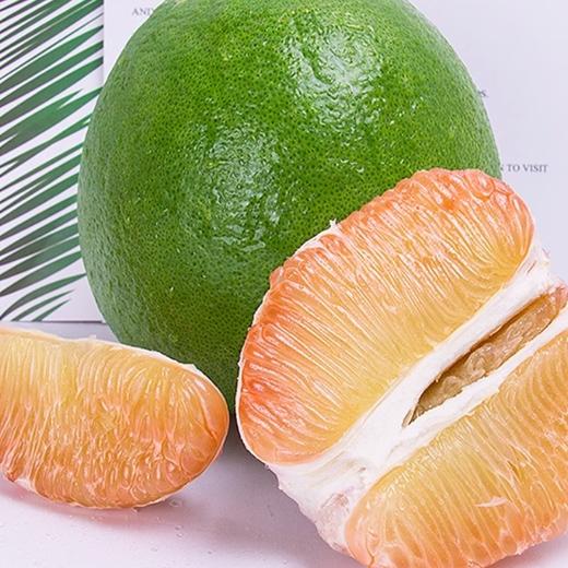 石家庄优选仓库速达，翡翠柚子 青皮爆汁柚，入口无渣，皮薄多汁，果肉晶莹剔透，2枚散装/3.4斤/3.6斤左右 商品图2