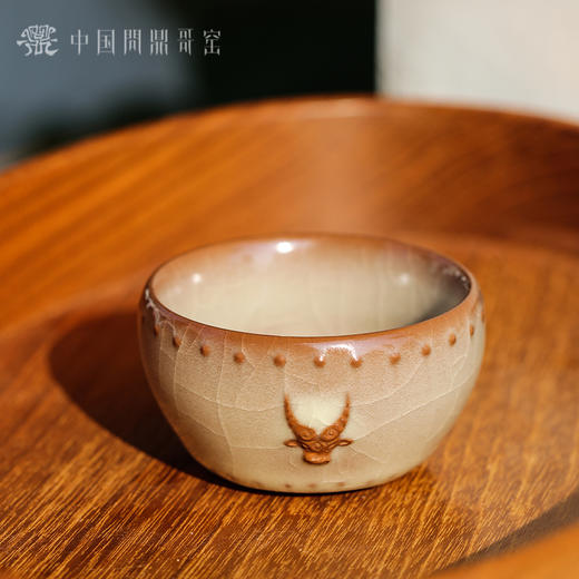 问鼎哥窑牛首战鼓杯 商品图2