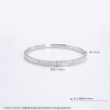 【限时8.8折】PT950 #CNC #清新 【国际铂金协会】铂金空心固口手镯CNC碎碎冰手镯（面宽约4.2-4.6mm，厚约2mm）(BSZ00147)预售产品下单后不退款不退货不换货不补差价) 商品缩略图2