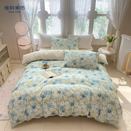 维科 LJ亲肤印花四件套-清新花语 商品图0