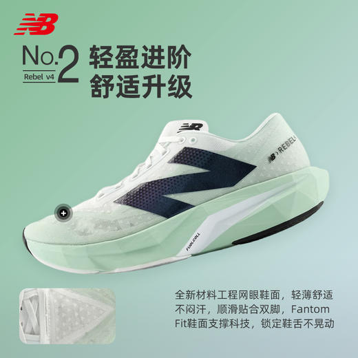 NEW BALANCE/NB Rebel V4男女款轻量竞速专业训练运动缓震缓冲跑步运动鞋 商品图2