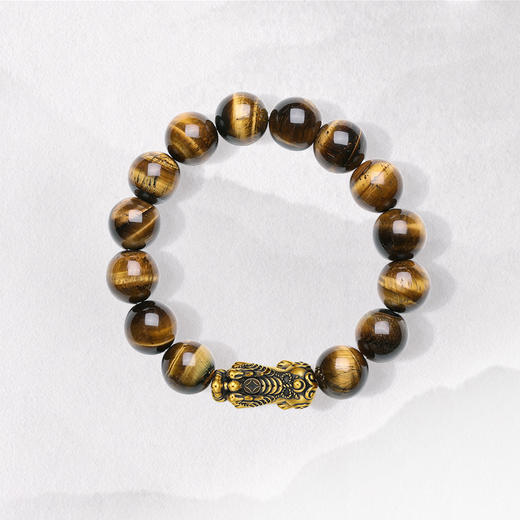 周六福5d硬金定价金曜灵黄金手串父亲节男款父亲节仪式感礼物 商品图3