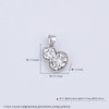 【限时8.8折】PT950 #复古风 #葫芦 #碎碎冰 【国际铂金协会  精品】铂金空心葫芦双至葫芦吊坠(BDZ00198)预售产品下单后不退款不退货不换货不补差价) 商品缩略图5