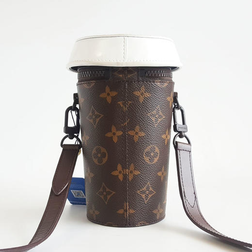【95新】LV路易威登M80812 棕色老花Coffee cup咖啡杯包斜挎包中性款现售价：8100！060625NJS12 商品图4