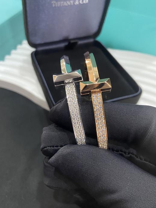 蒂芙尼 宽版半钻T字手镯（XTY） 商品图0