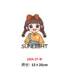 阳光小女孩烫画印花贴新款DIY热转印电熨斗烫画2025 商品缩略图2