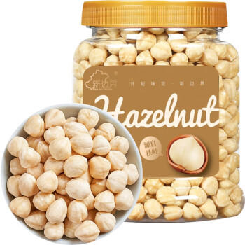 新边界 原味榛子仁400g 孕妇零食 干果炒货休闲食品东北特产大罐装铁岭 /休闲食品 /坚果炒货 /榛子 商品图0