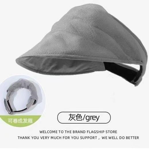 【气质款防晒帽🔥】显脸小还能防晒！欧根纱发箍空顶帽，度假出游气质满分✨新款欧根纱发箍空顶帽  商品图10