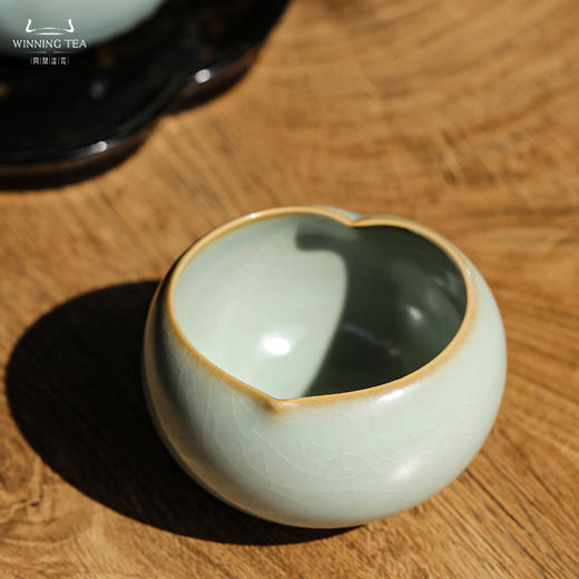 问鼎汝瓷鼎峰系列天青520心形杯 商品图1