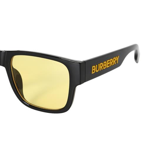 Burberry博柏利 高版本 防紫外线黄色镜片墨镜大框 超轻材质 商品图6
