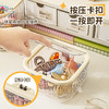 【按压卡扣，一按即开】儿童发饰收纳盒 桌面大容量带盖首饰盒 女生皮筋头绳发夹萌粒整理盒-QQ 商品缩略图1