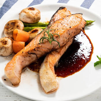 美威冷冻智利轮切三文鱼排2-3片净重400g大西洋鲑鱼 进口鱼类 海鲜 /生鲜 /海鲜水产 /鱼类 商品图5