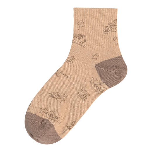 PΛNDΛER 旷野 抗菌中筒袜 商品图3