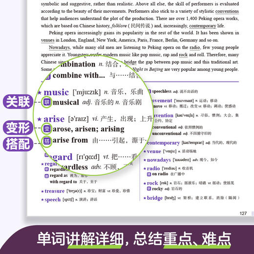 45篇短文搞定高中英语单词 初中刷题 阅读语境语法知识点练习 商品图2
