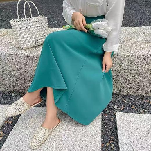 双十二福利！【诗铭洛可】X127休闲半裙韩版插兜显瘦半身裙 商品图0