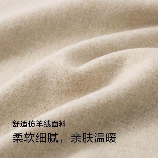 森马围巾男2024秋冬新款韩系情侣加宽披肩两用简约仿羊绒保暖围脖 商品图3