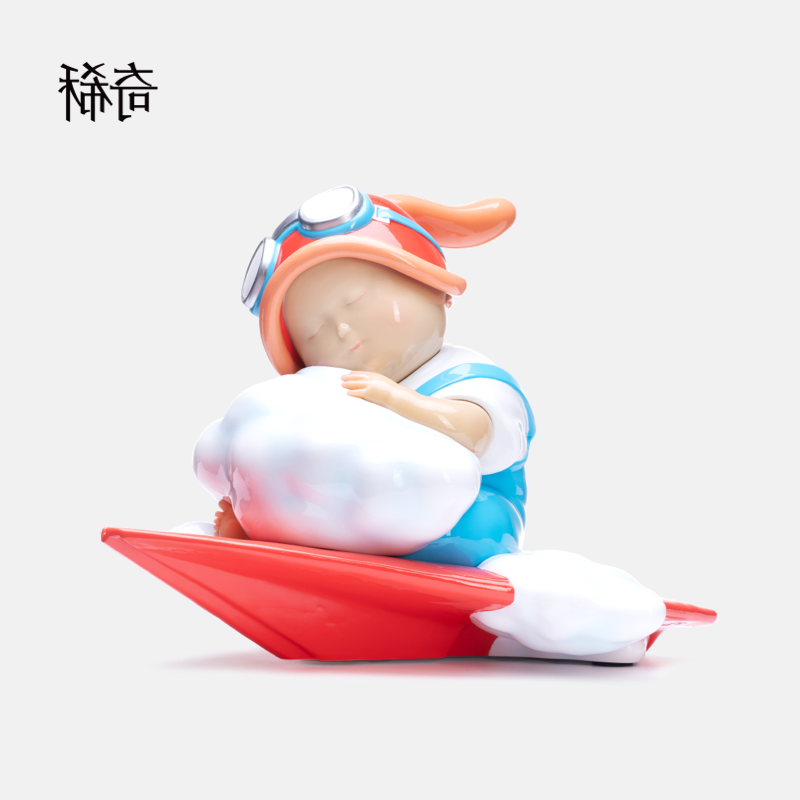 稀奇艺术新品《向云端》桌面治愈系摆件雕塑礼物